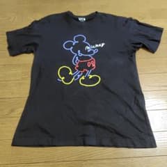 UNIQLO ミッキーマウス Tシャツ Sサイズ ブラックのサムネイル