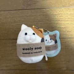 wooly soap ねこせっけんマスコット ぬいぐるみ - メルカリ