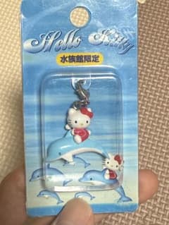ご当地キティ 水族館限定 イルカに乗るキティ 未開封 ストラップ