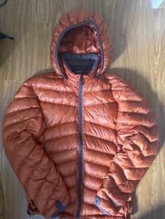 00s eddie bauerダウンEB900オレンジXSのサムネイル