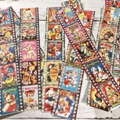 M04 レトロな絵本表紙の昔懐かしいネガフィルムラベル 14本70柄のサムネイル