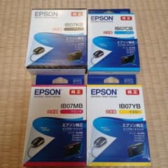 EPSON 純正インクカートリッジ IB07 4色セット 大容量 - メルカリ