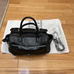 potior ブラックレザーハンドバッグのサムネイル
