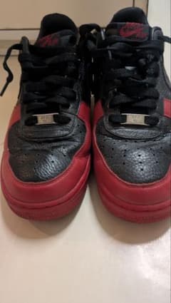 「ponkotsu_1jz様」Nike Air Force 1 ブラック/レッドのサムネイル