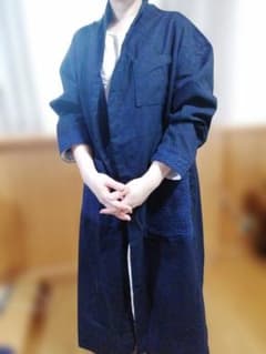 紺 コート 羽織りのサムネイル