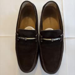 EMPORIO ARMANI スエード ビットローファー ブラウンのサムネイル