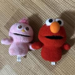 エルモ、モッピー指人形のサムネイル