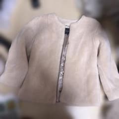 ROSE BUD フェイクファーコート ベージュ Sサイズのサムネイル