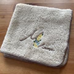 ハンカチ　ミモザ　イニシャルMのサムネイル