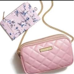sweet付録　ダブルジップチェーンバッグ&花柄マルチケースのサムネイル
