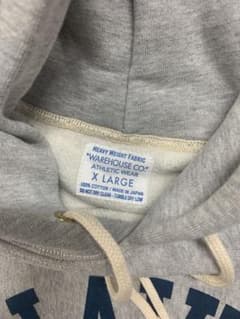 ろーぐす別注　NAVY リバースウィーブパーカー XL 杢グレー　48のサムネイル