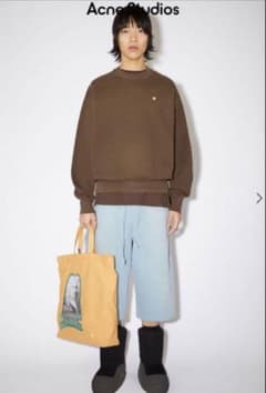 美品 Acne Studios 22AW Faceパッチロゴスウェ ット - メルカリ