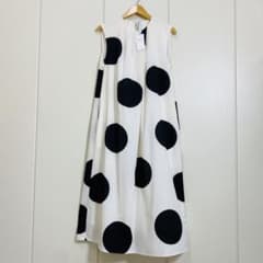 未使用 Ballsey ボールジィ ビッグドットプリント ノースリーブワンピース m39716985186_1.jpg?1783150391