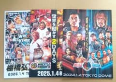新日本プロレスパンフレット    6冊セット 新日本プロレス パンフレット 3冊セット 2024 2025 2026 - メルカリ