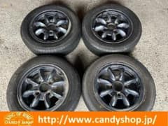 【中古】13インチ５J＋40★８本スポークPCD4穴114.3バナナスポーク★ m39717576540_1.jpg?1739023407