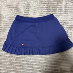 ellesse ネイビー プリーツスカート Lサイズのサムネイル