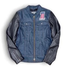 HARLEY-DAVIDSON デニム×レザー 切替 ライダースジャケット S HARLEY-DAVIDSON デニム×レザー 切替 ライダースジャケット S - メルカリ