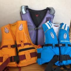 ライフジャケット ３点セット　値引き中のサムネイル