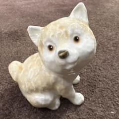 ノリタケ 犬 柴犬 置物 陶器 インテリア　NORITAKE オブジェのサムネイル