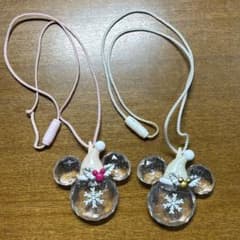 Disney 미키 눈 눈 크리스탈 반짝이 펜던트 빛