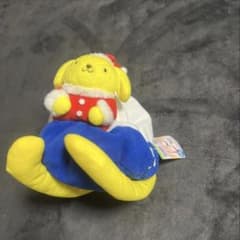 2001 SEGA サンリオ　サンタのそりマスコット　プライズ品　ポムポムプリンのサムネイル