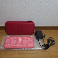 極美品 Switch Lite あつ森 しずえアロハ柄 箱無 新品時強化フィルム 極美品 Switch Lite あつ森 しずえアロハ柄 箱無 新品時強化フィルム