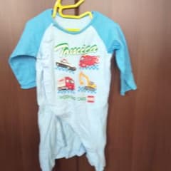 トミカ　ロンパース　80　帽子セットのサムネイル