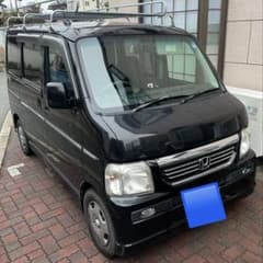 商談中軽キャンバモス　5速荷室フラット　キャンピングカー　5MTのサムネイル