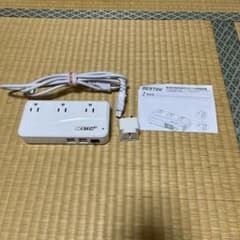 BESTEK 電源タップ 3AC+2USB ホワイトのサムネイル