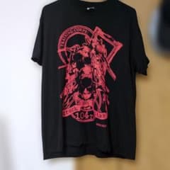 Attack Titan Graphic T-shirt featuring Eren, Mikasa, and Armin, size L