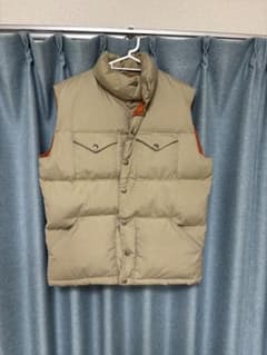 THE NORTH FACE ダウンベスト ベージュ M 茶タグ - メルカリ