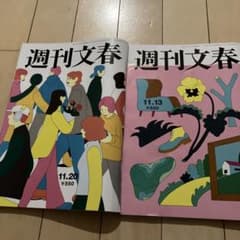 週刊文春 11.20 & 11.13セット - メルカリ