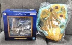 一番くじ Van Gogh A Prize: Starry Night Diorama Figure B Prize: Plant Cushion