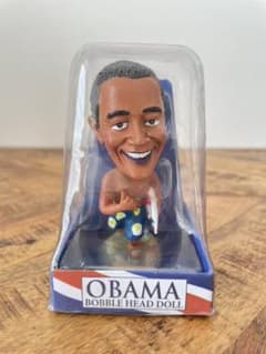 オバマ大統領 ボブルヘッドフィギュア 首振りフィギュア 首振り人形のサムネイル