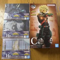 一番くじ ヒロアカ 一番くじ C賞 爆豪勝己 フィギュア H賞キャンバス風ボード 一番くじ 僕のヒーローアカデミア C賞 爆豪勝己 H賞 キャンバス風