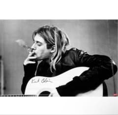 公式】NIRVANA カートコバーン ポスター - メルカリ
