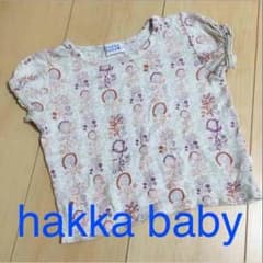 ハッカベビー 90 花柄 半袖 Tシャツのサムネイル