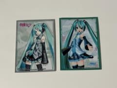 初音ミク　スリーブ 2つセット　レアのサムネイル