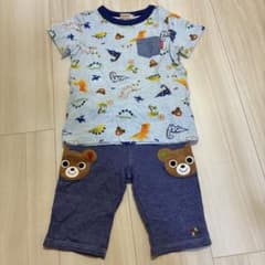 ミキハウス 半袖Tシャツ パンツセット100cmのサムネイル