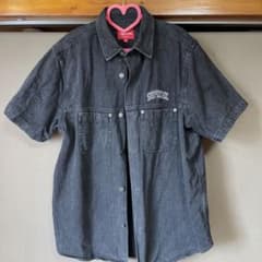 supreme  denim shirt Blackのサムネイル