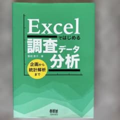 Excelではじめる調査データ分析 企画から統計解析までのサムネイル