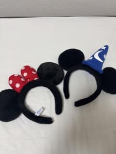 ディズニー ミッキー・ミニー耳カチューシャセットのサムネイル