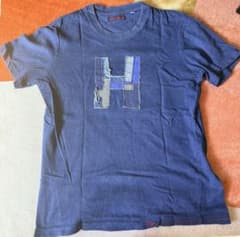 ブルーブルー ハリウッドランチマーケット パッチワークHロゴ Tシャツのサムネイル