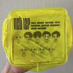 NCT 127 네오시티 스퀘어 파우치 옐로우