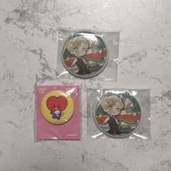 타이니탄 BT21 TATA V 캔 배지 3점 세트