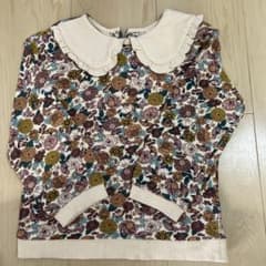 花柄 襟付きトレーナー 100cmのサムネイル