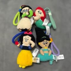 52TOYS ディズニープリンセス ON THE RUN ぬいぐるみキーホルダー