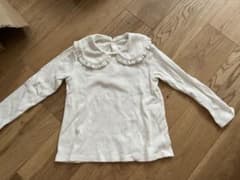 UNIQLO 長袖カットソー 100cm フリル付きのサムネイル