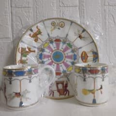 ジブリパーク 魔女の谷限定 Noritake食器セット（カップ2個・皿1枚