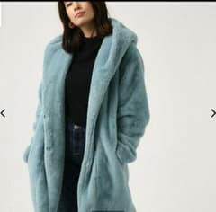 AZUL by moussy もこもこロングアウターのサムネイル